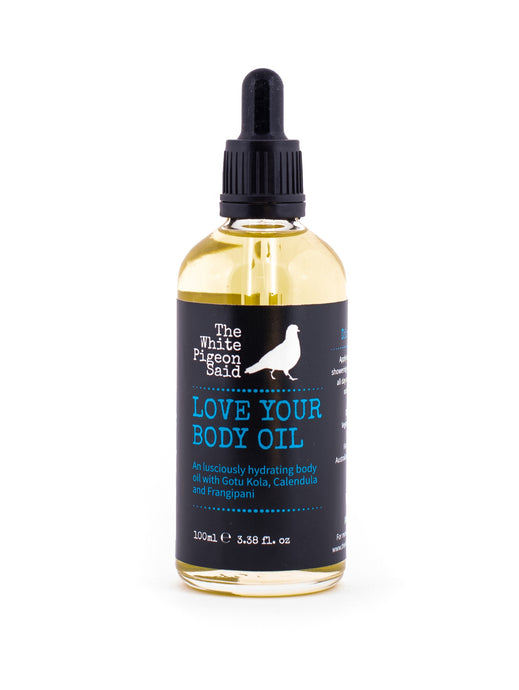 Natural Body Oil | Love Your Body 100ml | Body Care | Skin Care | The White Pigeon Said 
